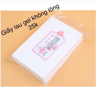 Giấy lau gel không lông- bông tấy trang