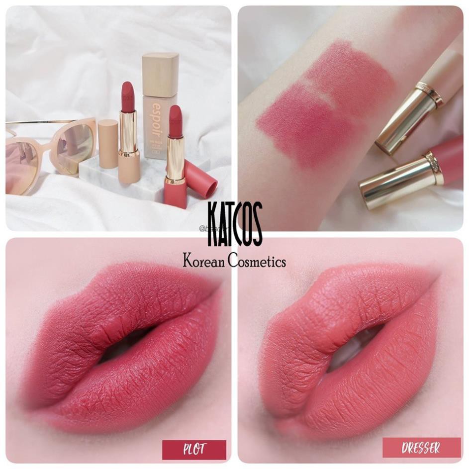 Son Thỏi Lì Espoir No Wear Gentle Matte Lipstick Limited 2019 Colorful Your Nude