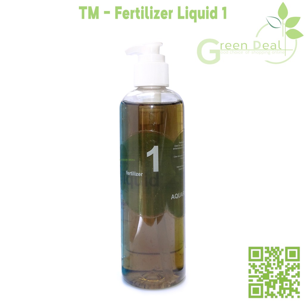 THỦY MỘC - Fertilizer Liquid 1 (Chai 250 ml) | Phân nước kích thích phát triển rễ và thân lá cho cây thủy sinh