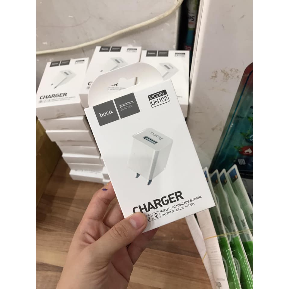 Củ Sạc HOCO UH102 Chính Hãng - Hỗ Trợ Sạc Nhanh Cho IPad Pin Dự Phòng, Cáp Sạc Tai Nghe Bluetooth Airpod Airpods Iphone