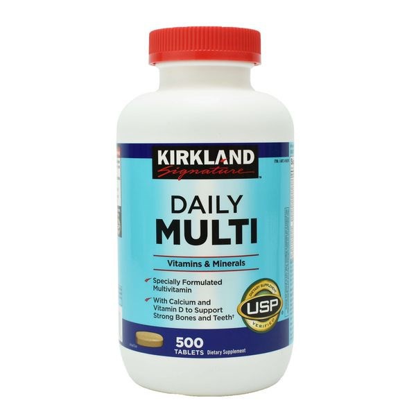 Viên Uống Bổ Sung Vitamin Tổng Hợp Kirkland Signature Daily Multi 500 Viên – Mỹ  date 2022