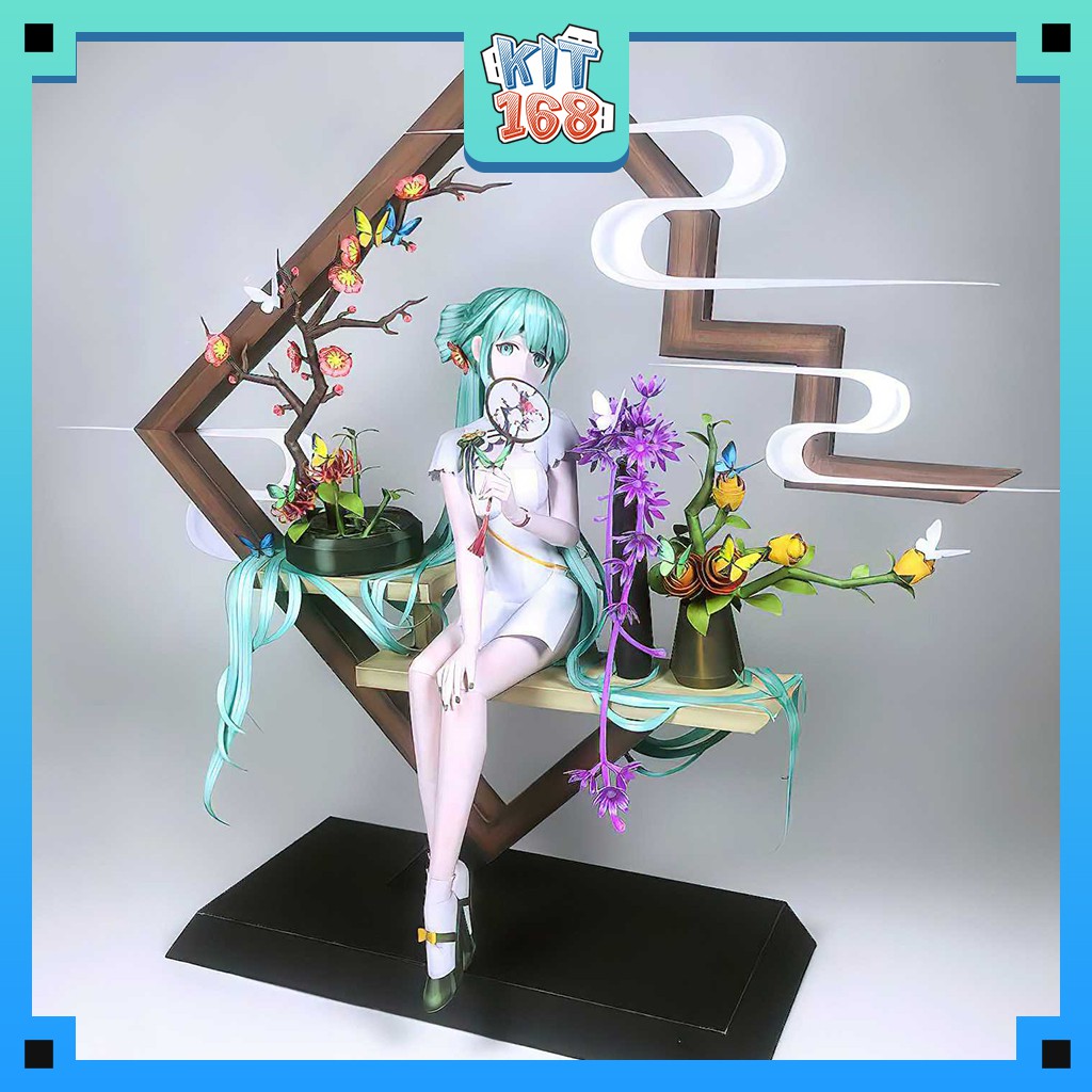 Mô hình giấy Virtual Idol Myethos Cheongsam Miku – Vocaloid