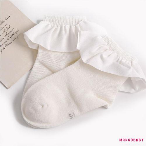 Vớ Cotton Mềm Mại Kiểu Công Chúa Thời Trang Thu Đông Cho Bé Gái