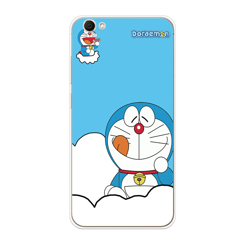 Ốp lưng TPU mềm Vivo Y53 Y55 Y71 Y71i Y81 Y81i Y91 Y95 Y67 V5 V5S Doraemon hoa văn