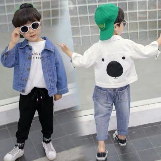 Áo khoác bò hình gấu
