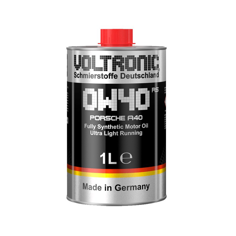 Nhớt Voltronic 0W-40 Porsche A40 Fully Synthetic Motor Oil 1 lít chamsocxestore