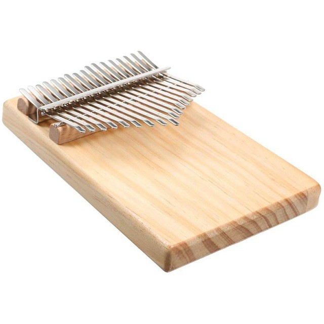 [ CÓ SẴN] Đàn kalimba 17 phím gỗ nguyên khối Mahagony GECKO000039 tặng haicneal