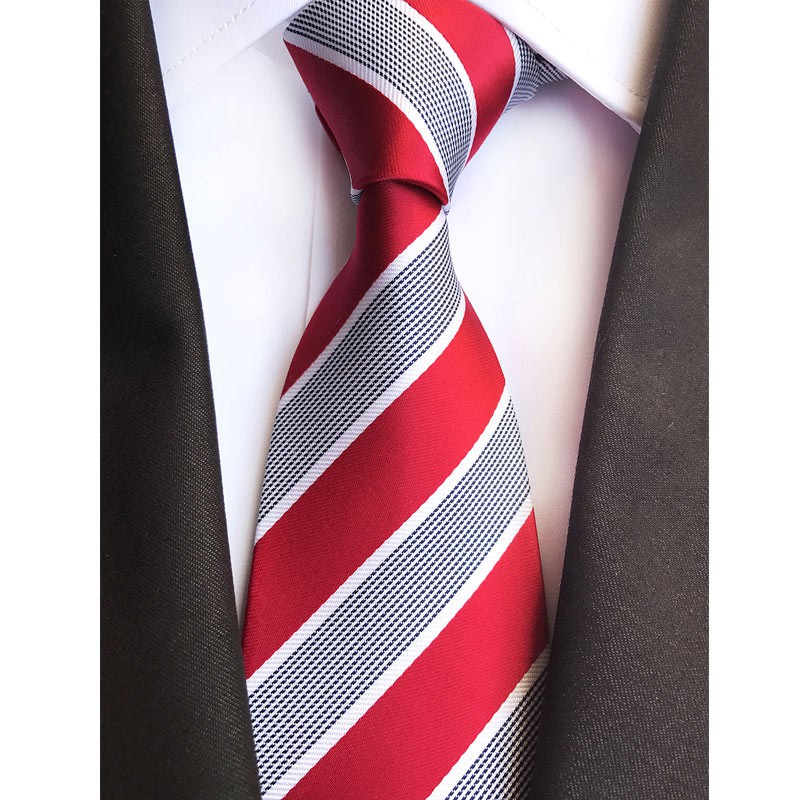 Mới Cà Vạt Lụa 8cm Họa Tiết Hoa Thời Trang Cho Nam