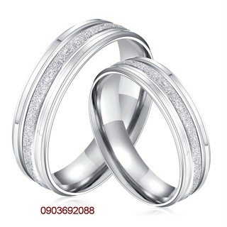 Nhẫn cặp tình nhân, nhẫn đơn phủ cát N30