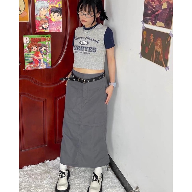Váy Dài Dây Rút