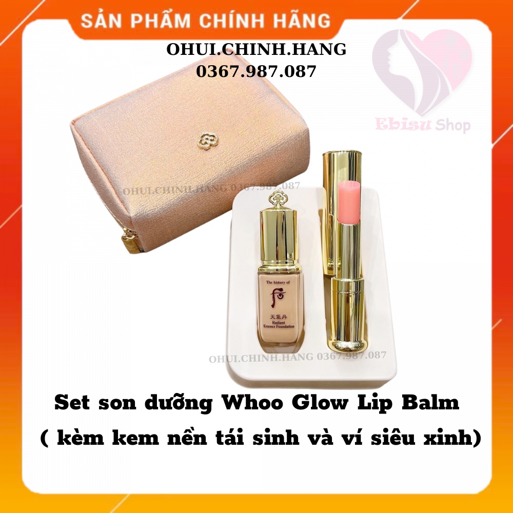 Set son dưỡng môi căng mượt The History of Whoo