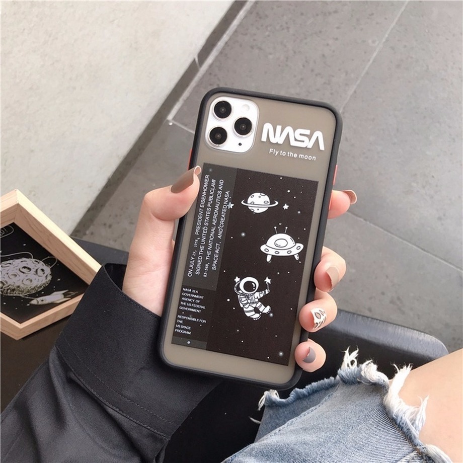 iPhone SE 2020 11 Pro Max Xs Max  XR Xs X 8 7 6 6s Plus Ốp điện thoại silicon mềm hình phi hành gia cho | BigBuy360 - bigbuy360.vn