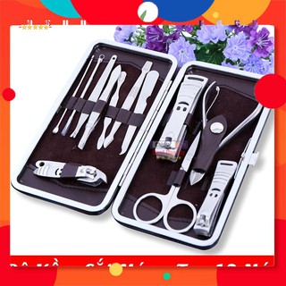 Bộ kiềm cắt móng 12 món lớn - bộ cắt móng tay 12 món tiện dụng - bộ kềm cắt móng chân