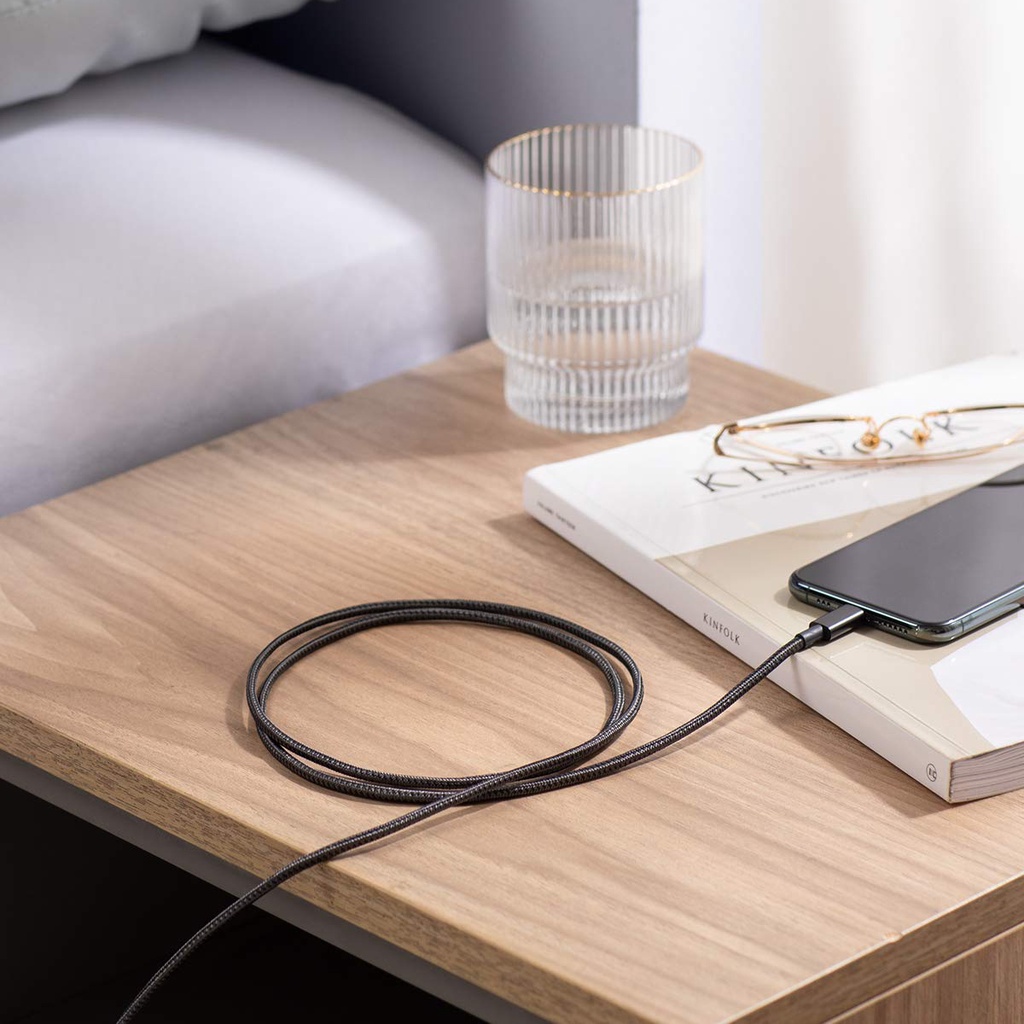 Cáp sạc ANKER Nylon 2 dài 1M A8152 dùng sạc nhanh cho điện thoại