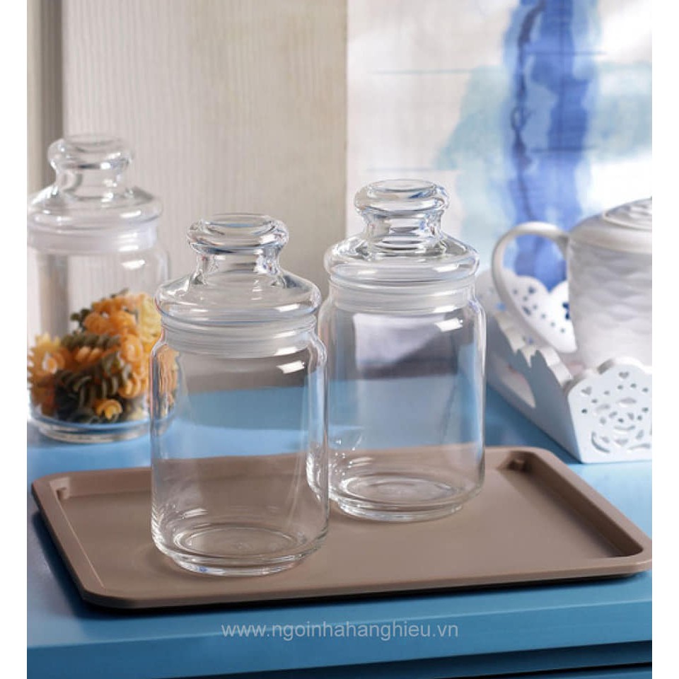 Bộ 6 hũ thủy tinh ocean các loại cỡ 325ml-1000ml - POP JAR