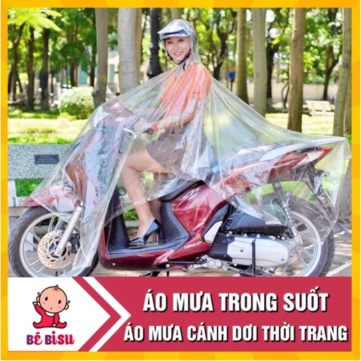 áo mưa trong suốt loại dày (1 và 2 đầu) size To nhất -Shop_HN_0102