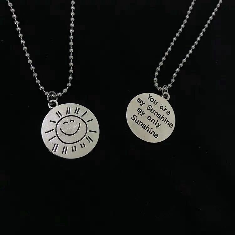 【Kifli】Vòng cổ bạc phong cách hiphop unisex dành cho nam/ nữ