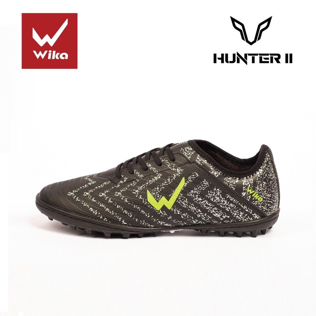 Giày Đá Bóng Nam Wika Hunter II Chính Hãng, Giày Bóng Đá Sân Cỏ Nhân Tạo Khâu Full Đế