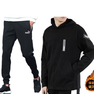 Áo Khoác Puma Có Mũ Trùm Đầu Bằng Cotton Có 3 Màu Lựa Chọn Cho Nam Và Nữ