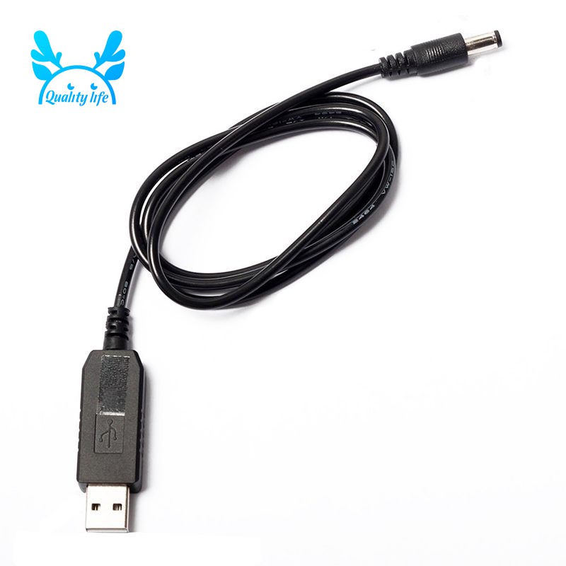 Dây cáp điều hợp chuyển đổi nguồn điện DC 5V sang DC 12V 2.1mm X 5.5mm