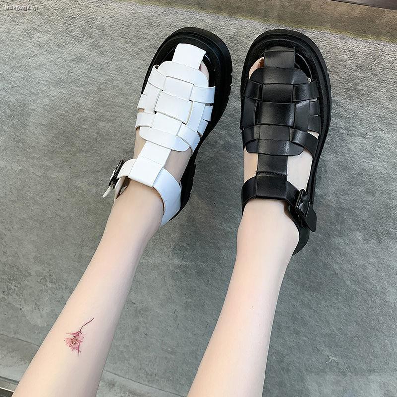 Giày Sandal Đế Dày Thời Trang Hàn Quốc 2021 Dành Cho Nữ