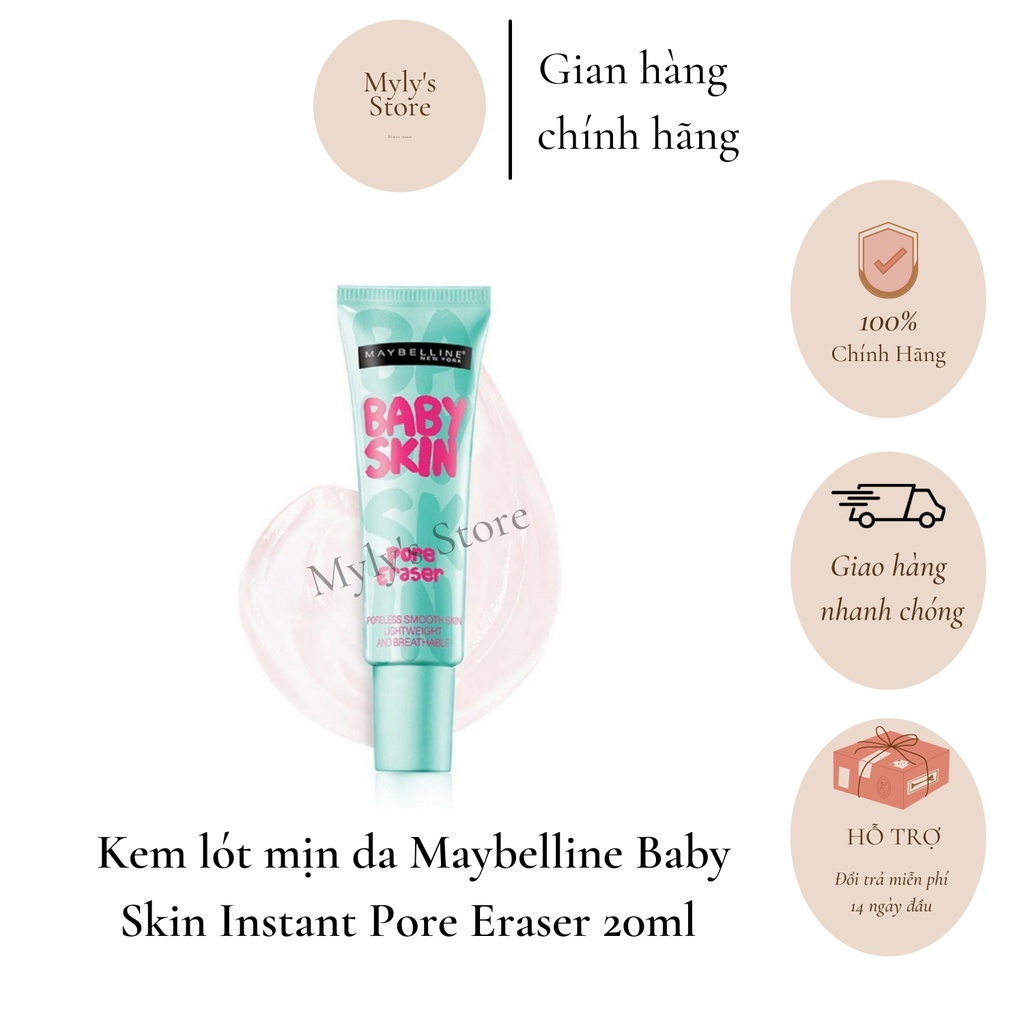 Kem lót mịn da Maybelline Baby Skin Instant Pore Eraser 20ml - mylysstoredn