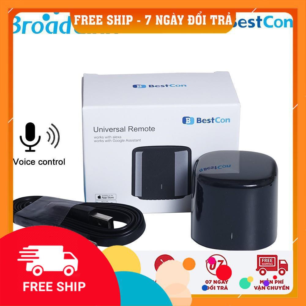 [bh 3 tháng]Bộ Điều Khiển Hồng Ngoại BroadLink RM4c Mini, BestCon Bản Quốc Tế 2020