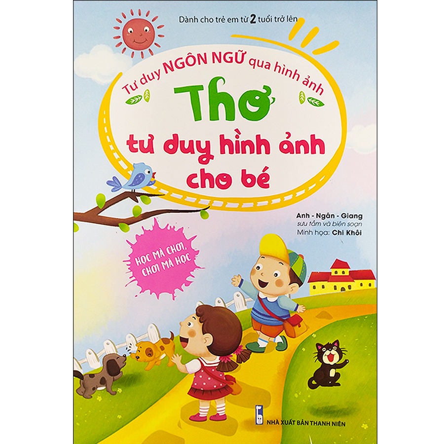 Sách An Phúc - Combo Tư Duy Ngôn Ngữ Qua Hình Ảnh: Đồng Dao Tư Duy + Thơ Tư Duy Hình Ảnh + Truyện Tư Duy + Câu Đố Tư Duy