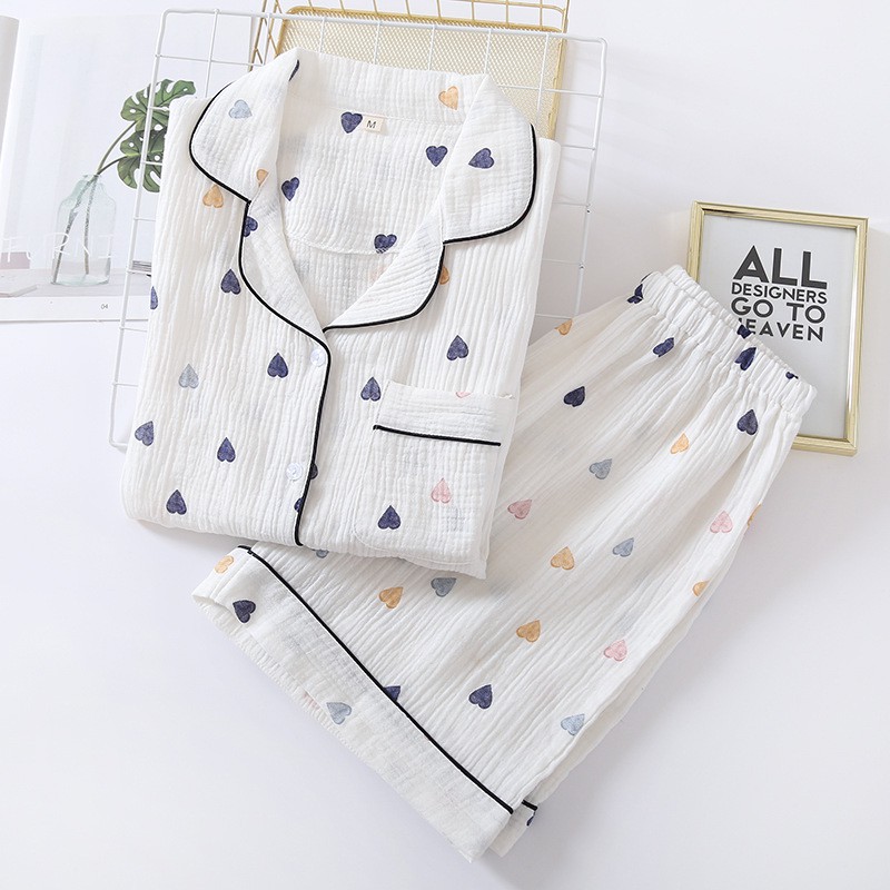 Bồ đồ nữ mùa hè họa tiết trái tim - AN003