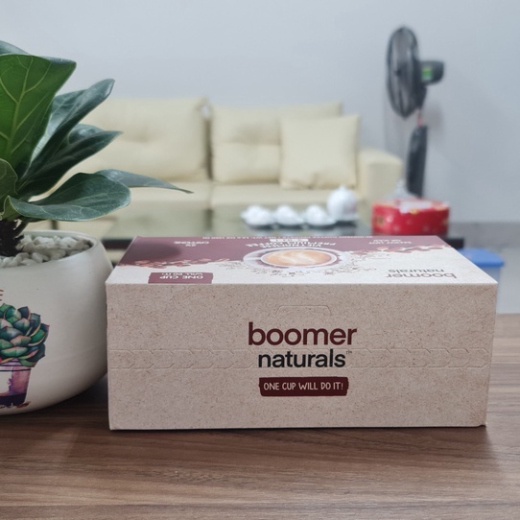 1 hộp Cafe Hòa Tan 3-in-1 xuất thị trường Mỹ - Boomer Naturals Coffee | WebRaoVat - webraovat.net.vn