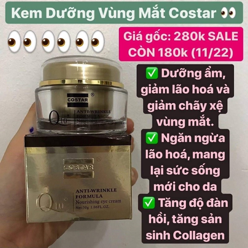 Kem Dưỡng Vùng Mắt Costar Úc