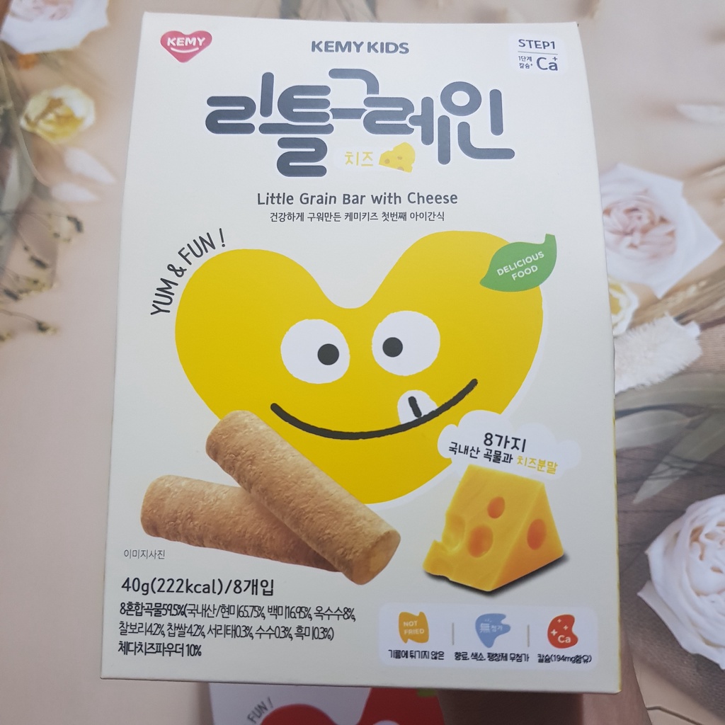 Bánh ăn dặm ngũ cốc dinh dưỡng Kemy Kids cho bé 8m+