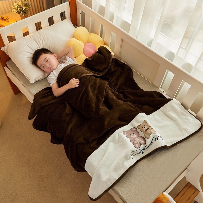 Chăn tuyết gấu TEDDY cho bé yêu MỚI