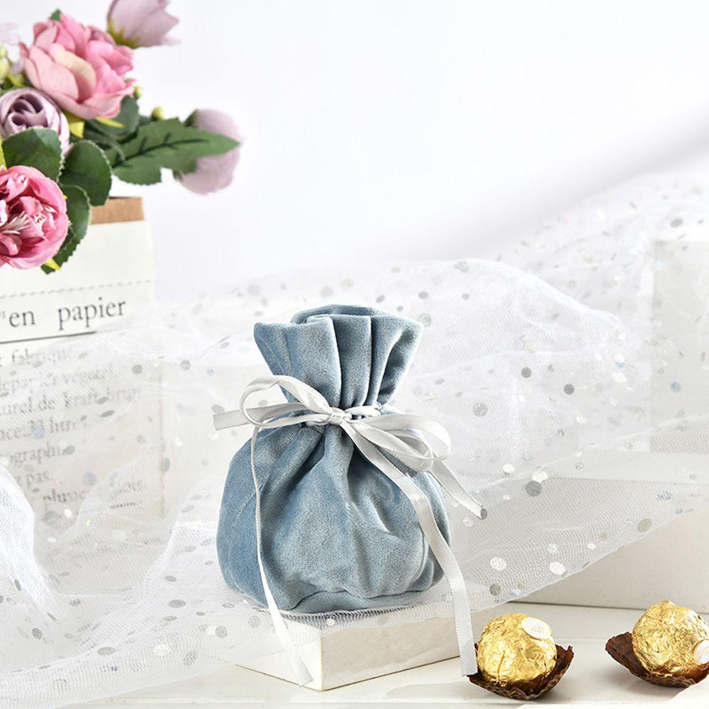 Túi Nhung Đựng Tai Nghe / Sợi Len Nhiều Màu Tiện Dụng Cho Tiệc Cưới