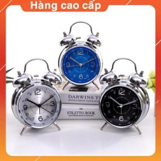 Đồng Hồ Để Bàn Báo Thức Inox