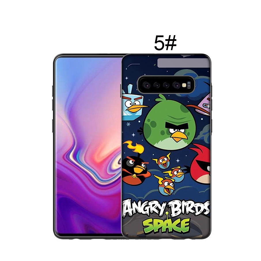 Ốp điện thoại mềm in hoạt hình Angry birds vui nhộn cho Samsung Galaxy A40 A40S A50 A50S A60 A70 A70S M10 M20 M30 M40