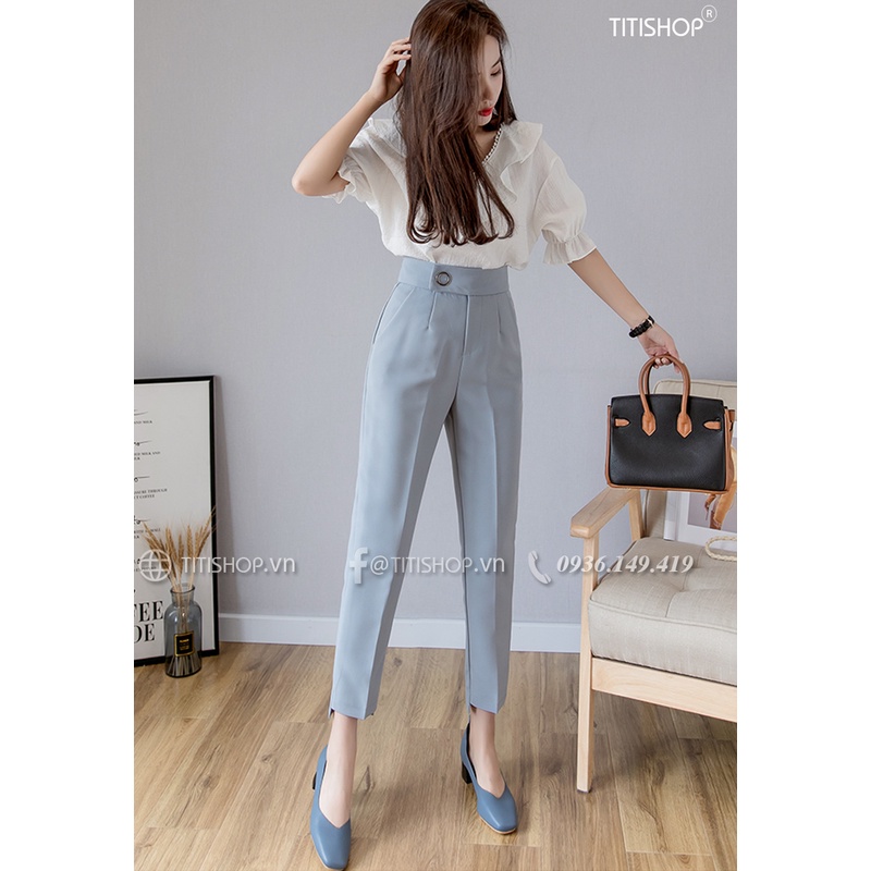Quần tây nữ Baggy Titishop QDN155 Luxury