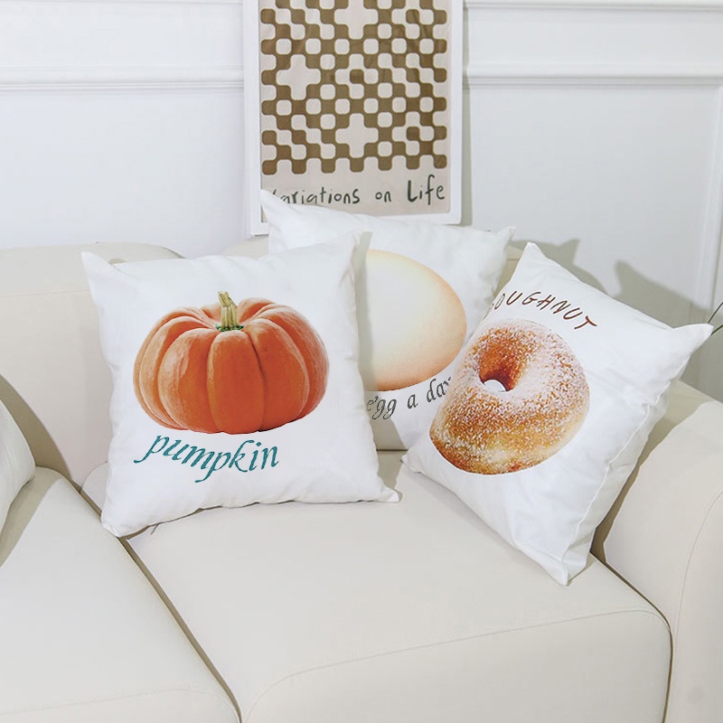 Vỏ Gối Hình Bánh Mì Có Dây Kéo Kích Thước 40 * 40CM