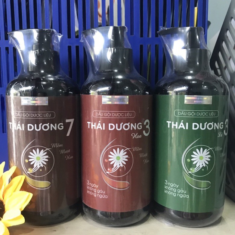 [G02] [SALE 1️⃣0️⃣%] Dầu Gội Dược Liệu Thái Dương 3 và 7 Chai 480ml S008