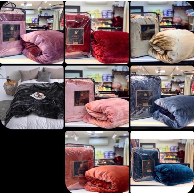 Chăn lông tuyết nhung Blanket nhập khẩu mềm mịn kích thước 2mx2m2 Giá rẻ