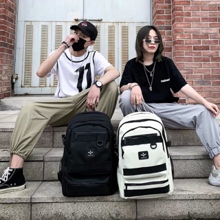 (Order) Balo Ulzzang Unisex nam/nữ đi học balo du lịch dày dặn
