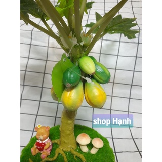 Cây đu đủ giả mini để bàn