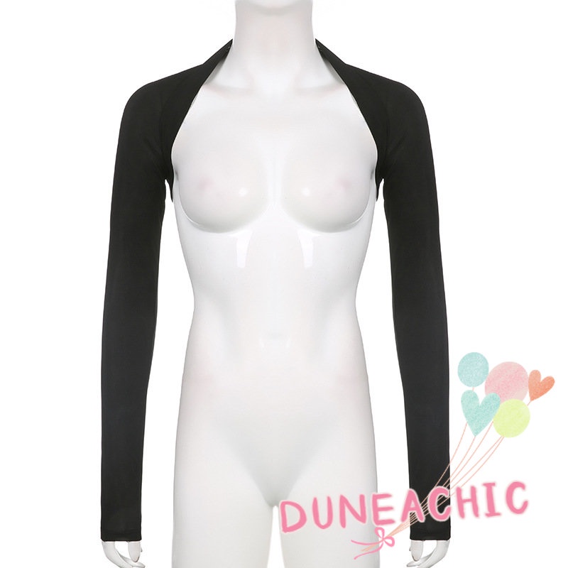 Áo Dệt Kim Nữ Tay Dài Màu Trơn Thời Trang