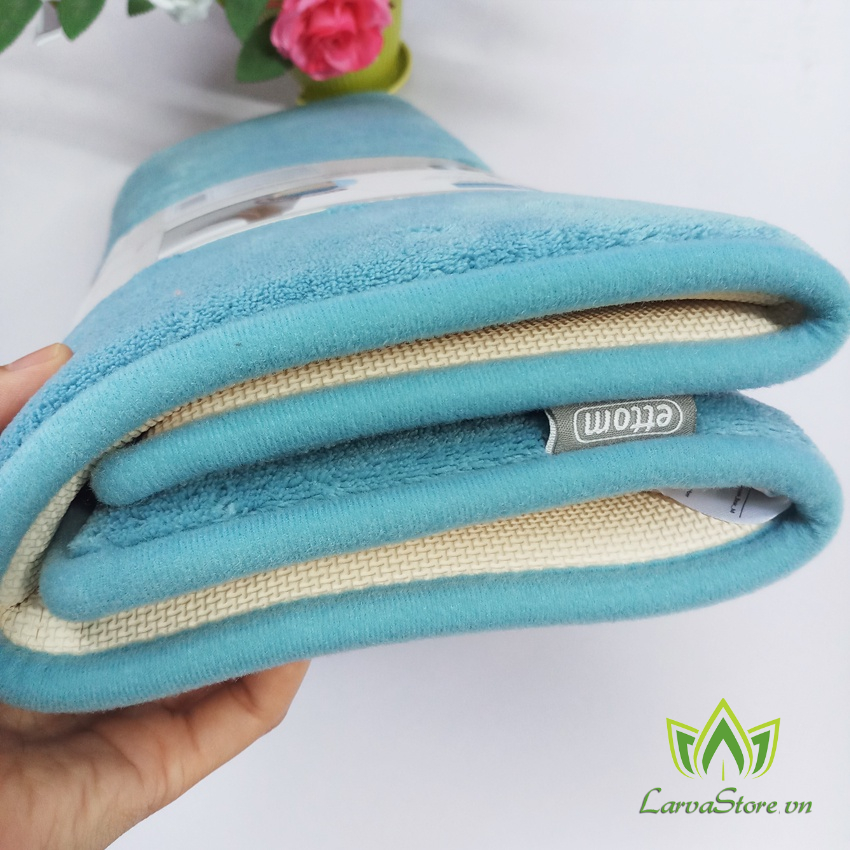 Thảm chùi chân Lock&amp;Lock Memory Foam MAT513 BLU 70x46cm Xanh Dương