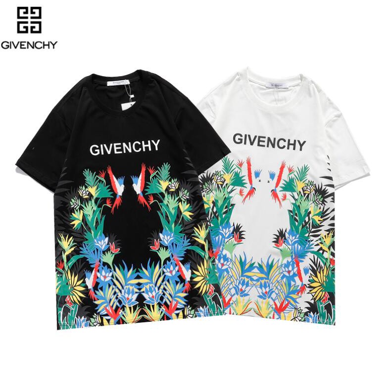 Áo Thun Cotton Ngắn Tay In Chữ Givenchy Thời Trang Cho Nam Và Nữ