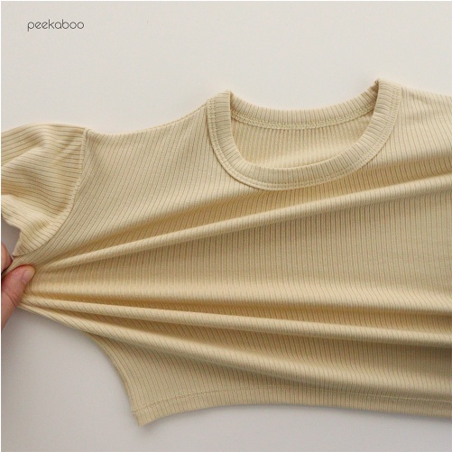 Bộ dài tay thun gân Peekaboo Together - Made in Korea
