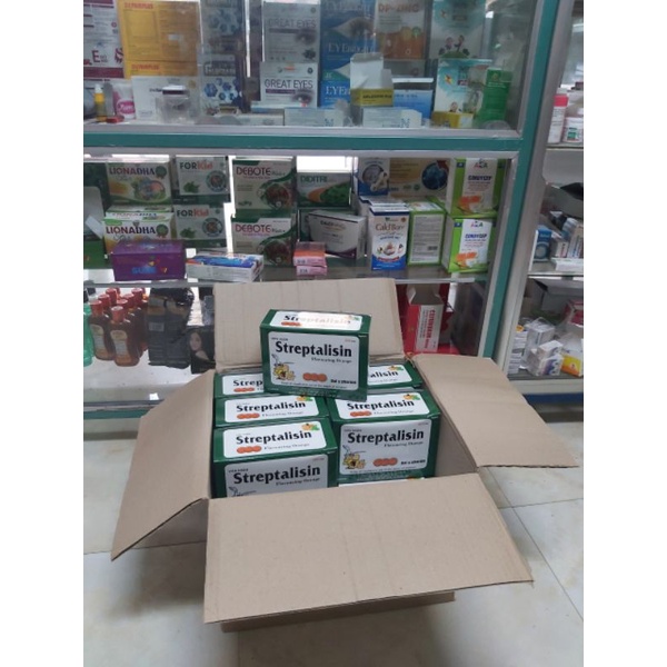 Kẹo ngậm ho Streptalisin hộp 200 viên