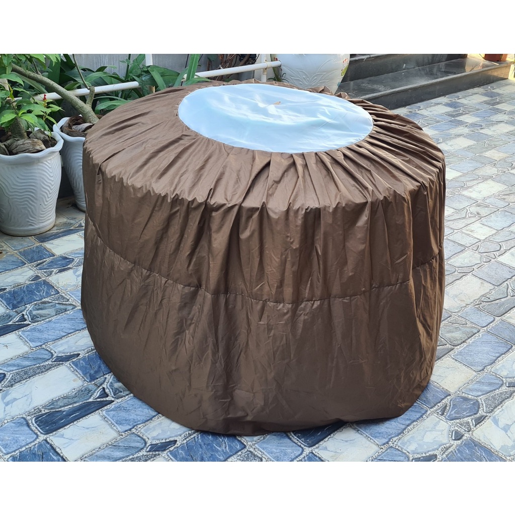 Màn tròn chống mưa. Màn, mồng, mùng trùm lồng gà chống nước, mưa, gió, rét, muỗi cho gà và vật nuôi. Màn trùm bội gà.