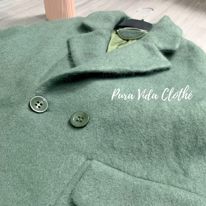 Áo khoác mang tô lông cừu | BigBuy360 - bigbuy360.vn