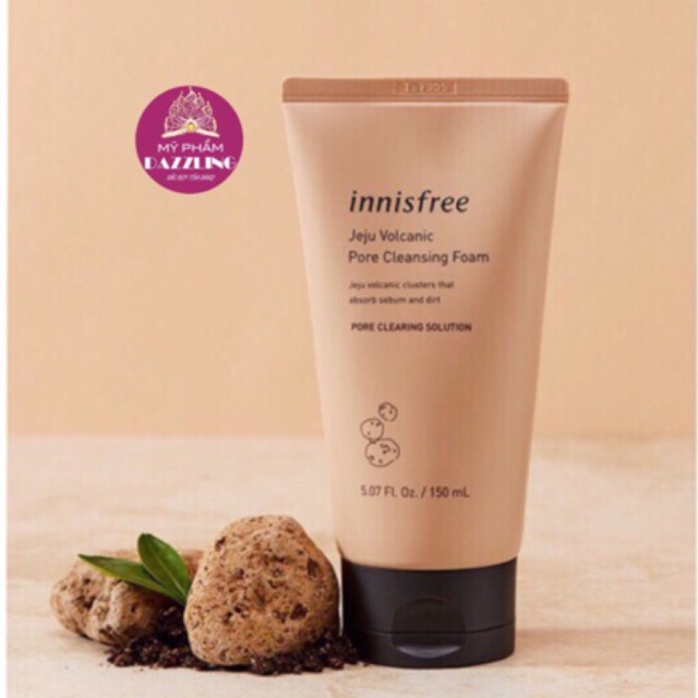 Combo Sữa Rửa Mặt + Mặt Nạ Chiết Xuất Tro Núi Lửa Innisfree Jeju Volcanic Mẫu Mới | BigBuy360 - bigbuy360.vn